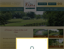 Tablet Screenshot of farmdalliegolfclub.com